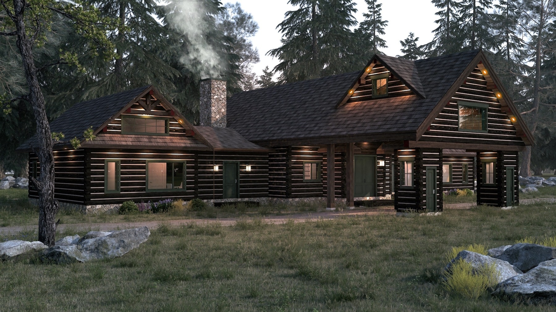 Log Homes Discovery Dream Homes